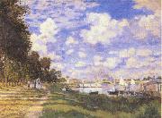 Claude Monet Port in Argenteuil oil painting picture wholesale